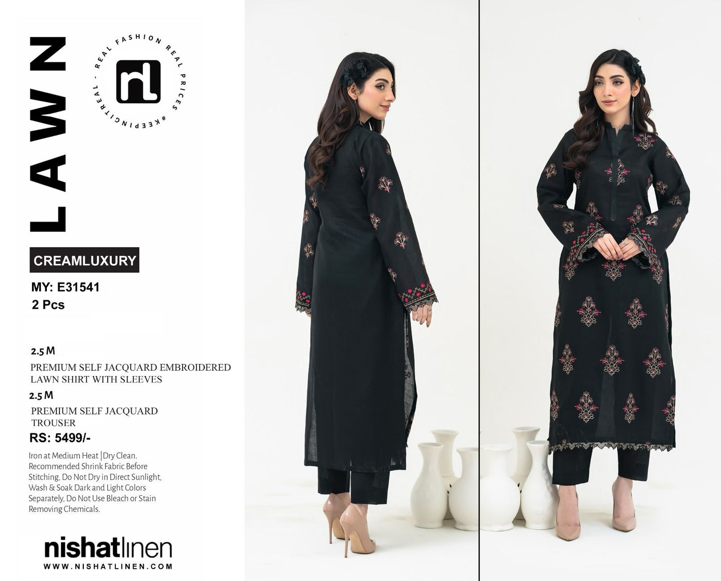 Nishat Premium Jacquard Lawn 2-Piece Collection – Elegance Redefined