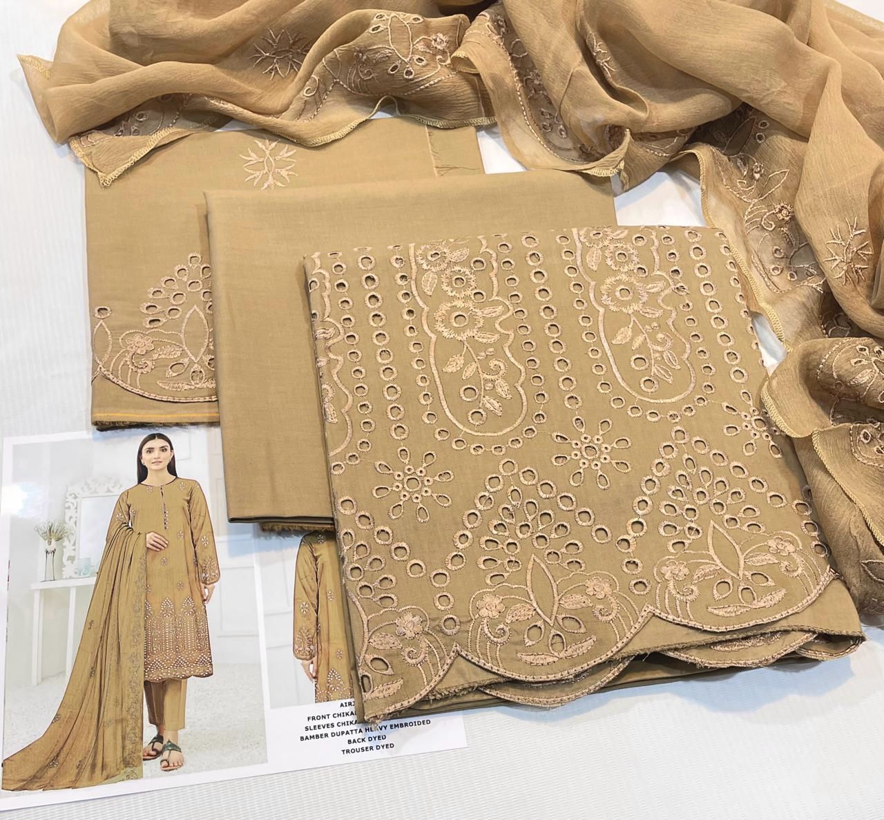 ELAF 3pc Fancy Lawn Embroidery Collection