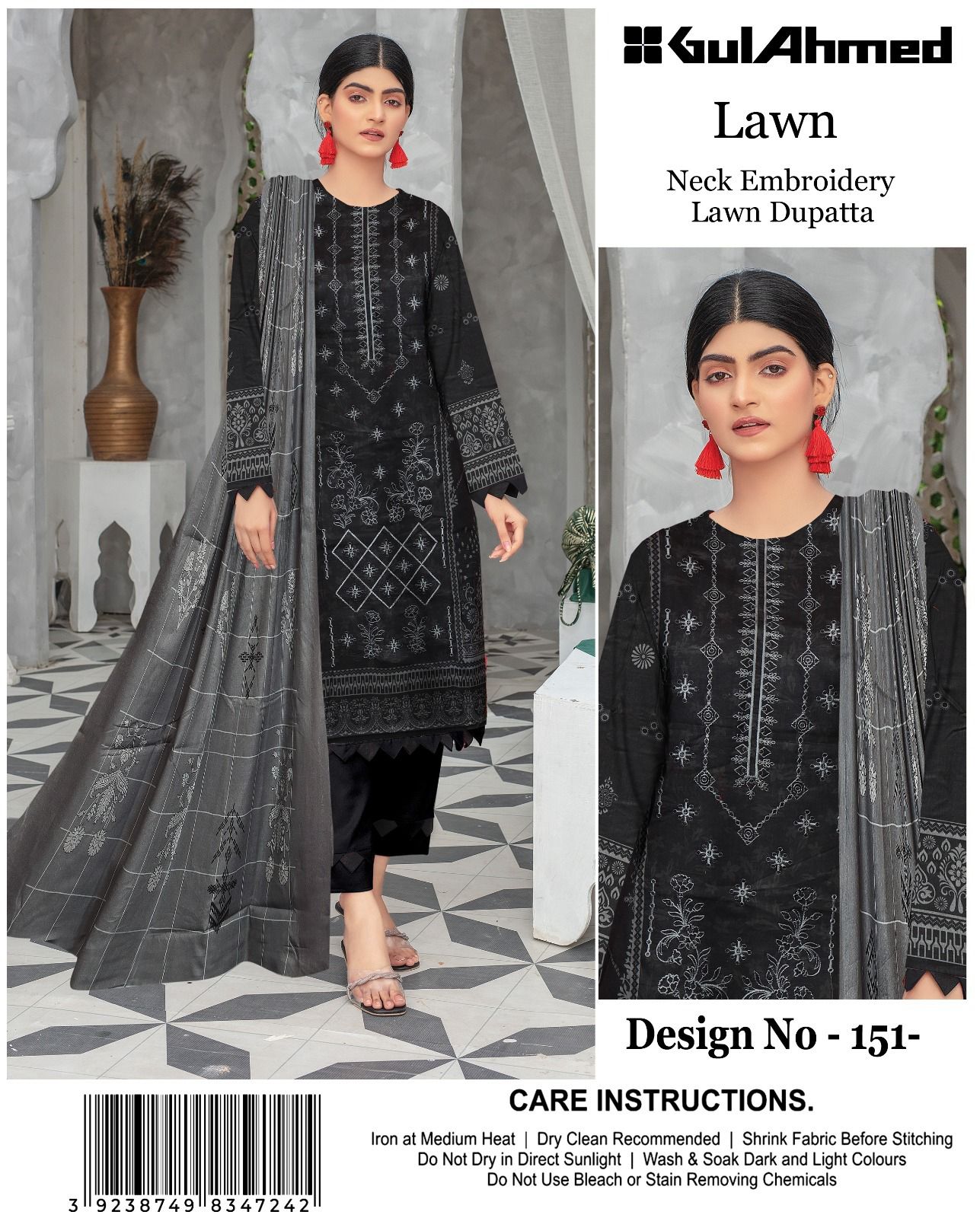 GulAhmed Summer Collection 2025 - Timeless Lawn Ensemble