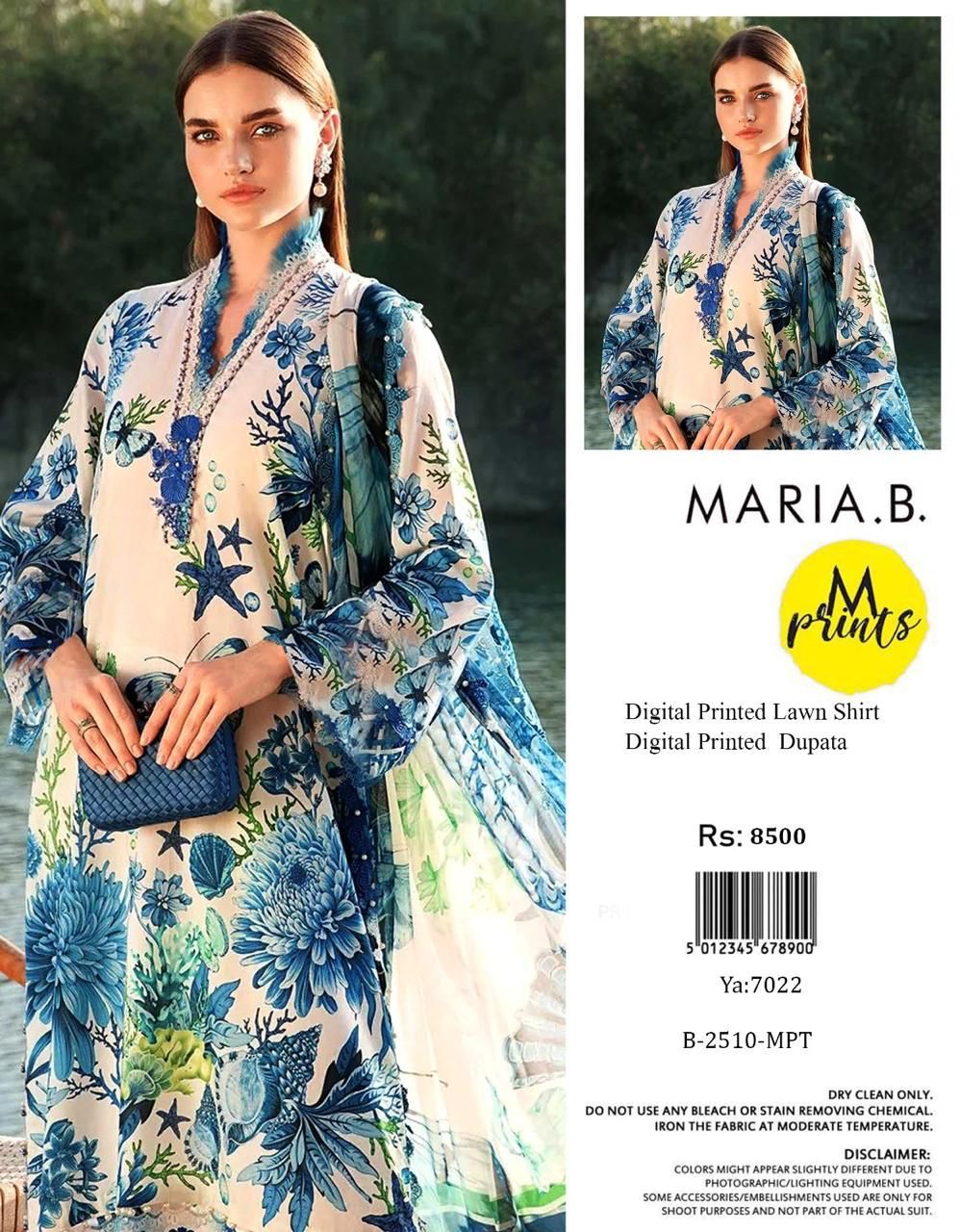 Maria B – M Prints 2025 Lawn 3PC Collection