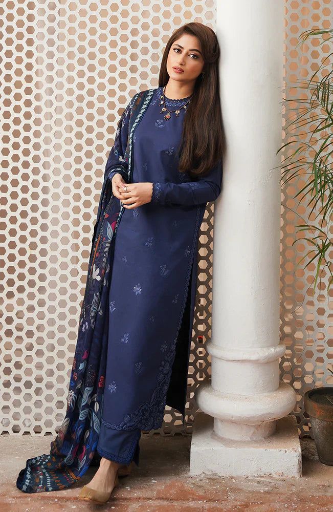 Afsanah Lawn 3-Piece Embroidered Suit